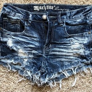 Machine Jean shorts